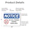 Signmission No Cell Phones During Work Hours, 10 in W x Rectangle, Plastic OS-2PACK-NS-P-710-L-14425 - alternate 8